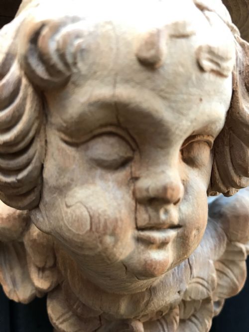 ANTIQUE CARVED SCONCEWALL BRACKET - ADDITIONAL PHOTO 8