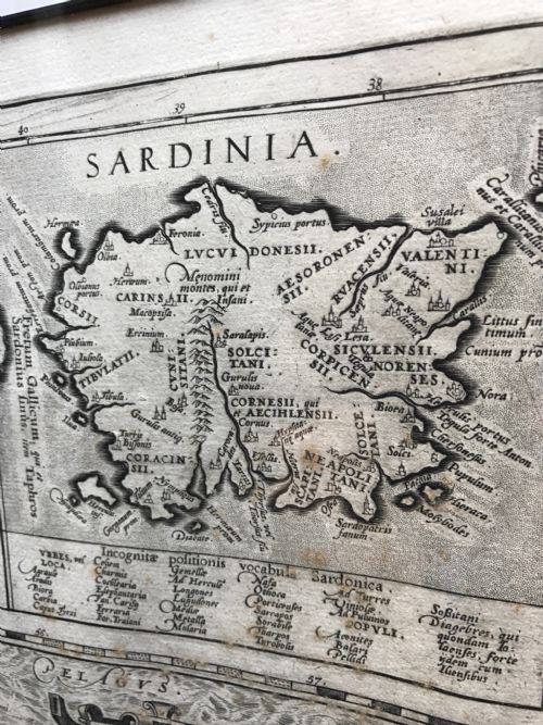 ORIGINAL ANTIQUE MAP OF CRETE ETC - ADDITIONAL PHOTO 4