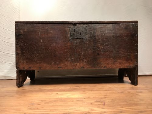 antique oak cofferchest - CATEGORY: ANTIQUE CHESTS - DATED 17TH CENTURY
