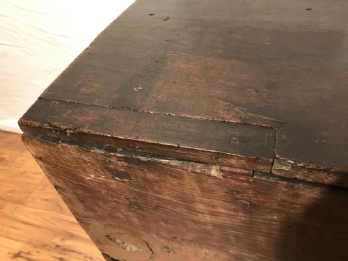 ANTIQUE OAK COFFERCHEST - ADDITIONAL PHOTO 10