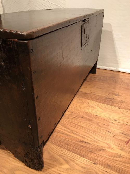 ANTIQUE OAK COFFERCHEST - ADDITIONAL PHOTO 11