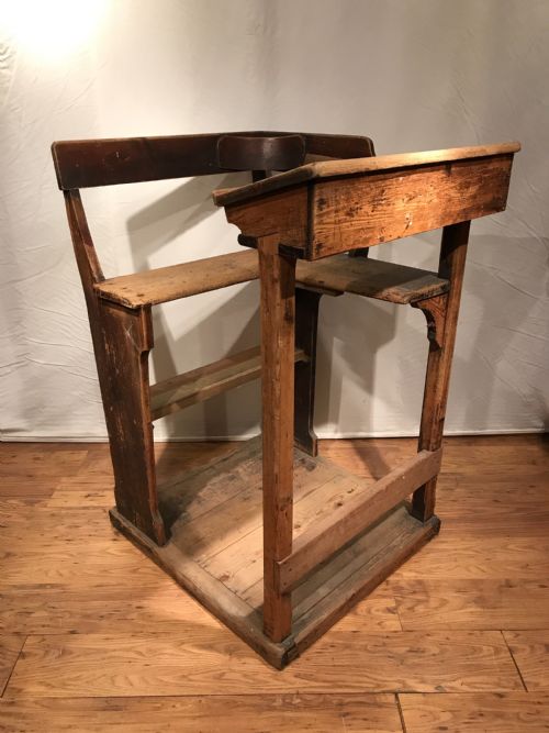 ANTIQUE PINE DESK - ADDITIONAL PHOTO 3