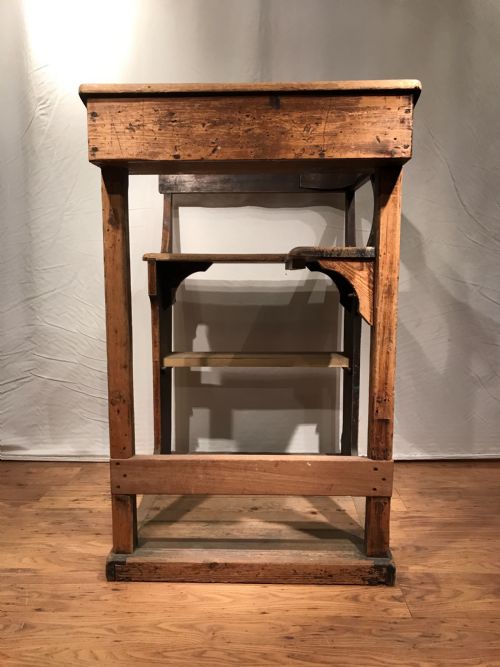 ANTIQUE PINE DESK - ADDITIONAL PHOTO 4