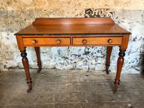 ANTIQUE PINE TABLEDESK - ADDITIONAL PHOTO 1