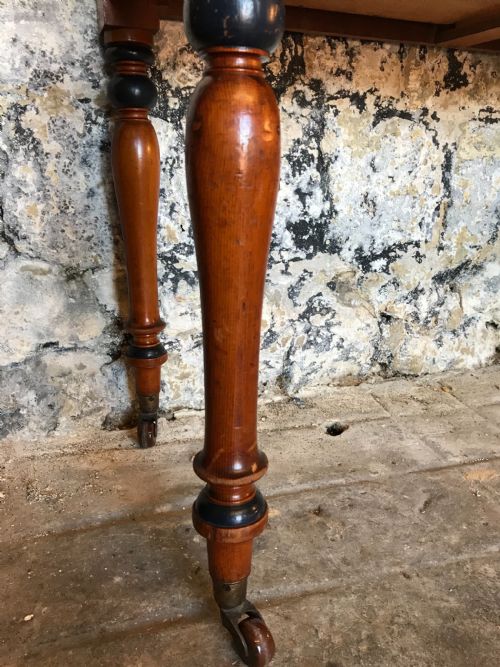 ANTIQUE PINE TABLEDESK - ADDITIONAL PHOTO 3