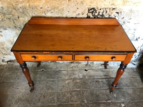 ANTIQUE PINE TABLEDESK - ADDITIONAL PHOTO 4