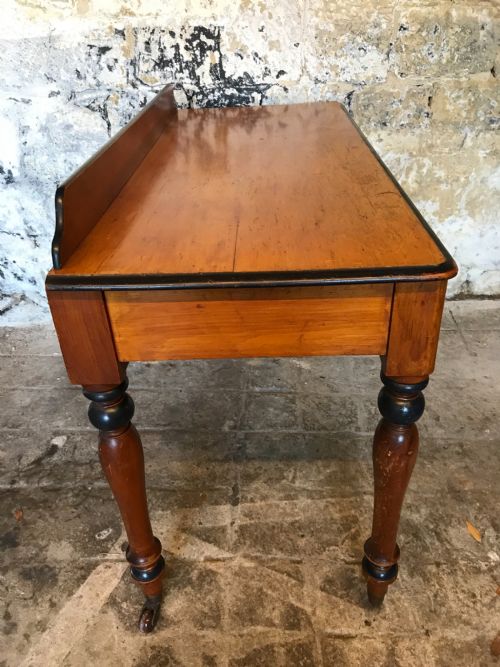 ANTIQUE PINE TABLEDESK - ADDITIONAL PHOTO 8