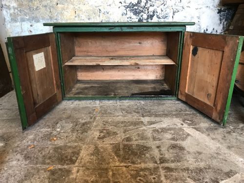 MILITARY CAMPAIGN PAINTED CHEST CUPBOARD - ADDITIONAL PHOTO 6
