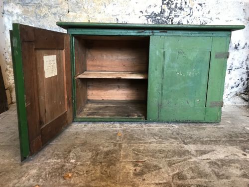 MILITARY CAMPAIGN PAINTED CHEST CUPBOARD - ADDITIONAL PHOTO 7