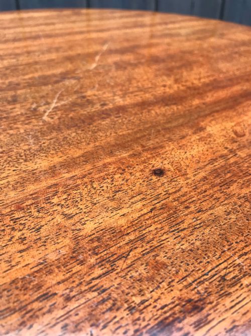 ANTIQUE MAHOGANY SIDE TABLE - ADDITIONAL PHOTO 8