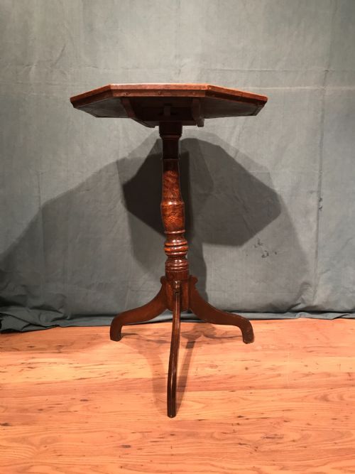 OAK SIDE TILT TOP TABLE - ADDITIONAL PHOTO 1
