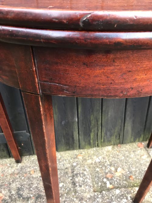 GEORGIAN MAHOGANY CARDTEA TABLE - ADDITIONAL PHOTO 3