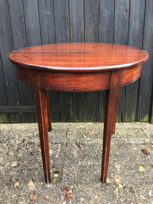 GEORGIAN MAHOGANY CARDTEA TABLE - ADDITIONAL PHOTO 4