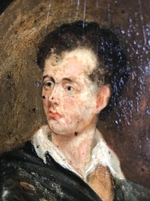 ANTIQUE PORTAIT PAINTING - ADDITIONAL PHOTO 4