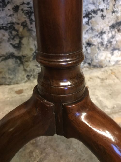 ANTIQUE YEW WOOD TABLE - ADDITIONAL PHOTO 2