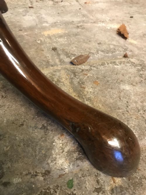 ANTIQUE YEW WOOD TABLE - ADDITIONAL PHOTO 5