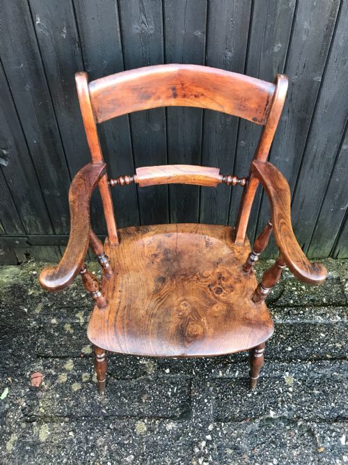 ANTIQUE COUNTRY CHAIR - ADDITIONAL PHOTO 4