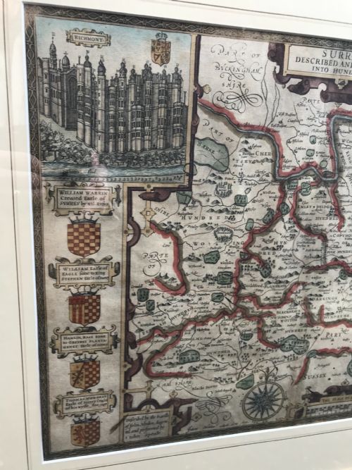 JOHN SPEED ORIGINAL MAP OF SURREY - ADDITIONAL PHOTO 10