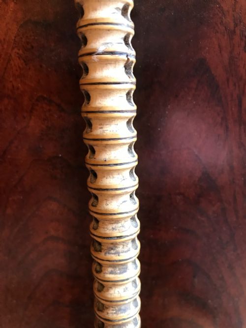 ANTIQUE CANESTICK - ADDITIONAL PHOTO 2