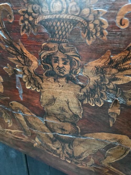ANTIQUE MARQUETRY PANEL - ADDITIONAL PHOTO 6