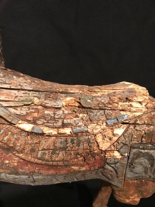 ANTIQUE WOODEN HORSE - ADDITIONAL PHOTO 9