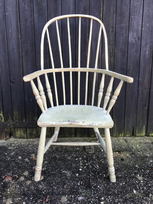 ANTIQUE WINDSOR CHAIR - ADDITIONAL PHOTO 2