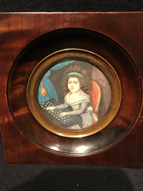 ANTIQUE PORTRAIT MINIATURE - ADDITIONAL PHOTO 4