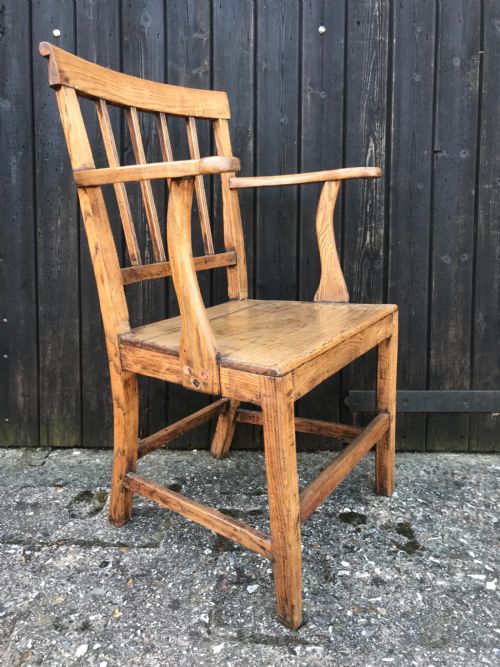 antique country arm chair - CATEGORY: ANTIQUE CHAIRS - DATED 19TH CENTURY