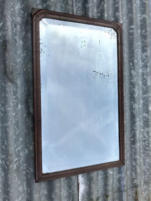 georgian walnut mirror - CATEGORY: ANTIQUE MIRRORS - DATED GEORGIAN