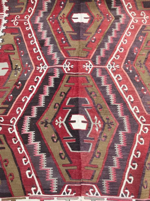 ANTIQUE KILIM RUG - ADDITIONAL PHOTO 1