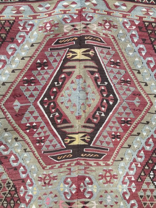 ANTIQUE KILIM RUG - ADDITIONAL PHOTO 5