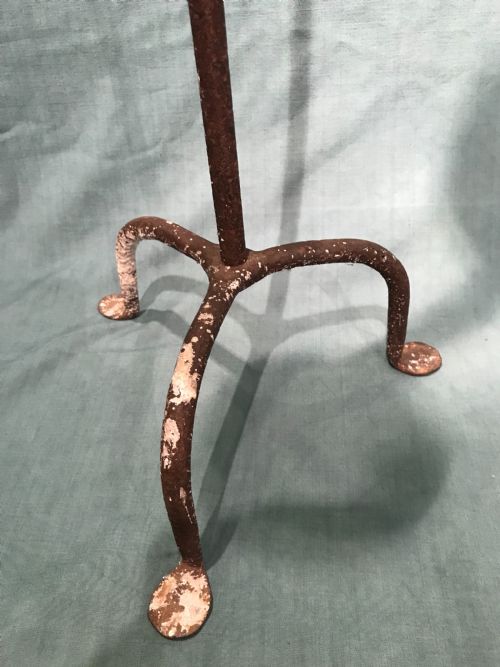 18TH CENTURY IRON CANDLESTAND - ADDITIONAL PHOTO 2