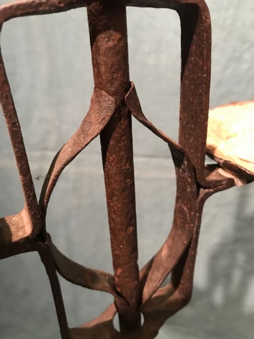 18TH CENTURY IRON CANDLESTAND - ADDITIONAL PHOTO 5