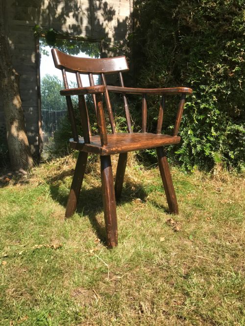 antique primitive chair - CATEGORY: ANTIQUE CHAIRS - DATED 19TH CENTURY