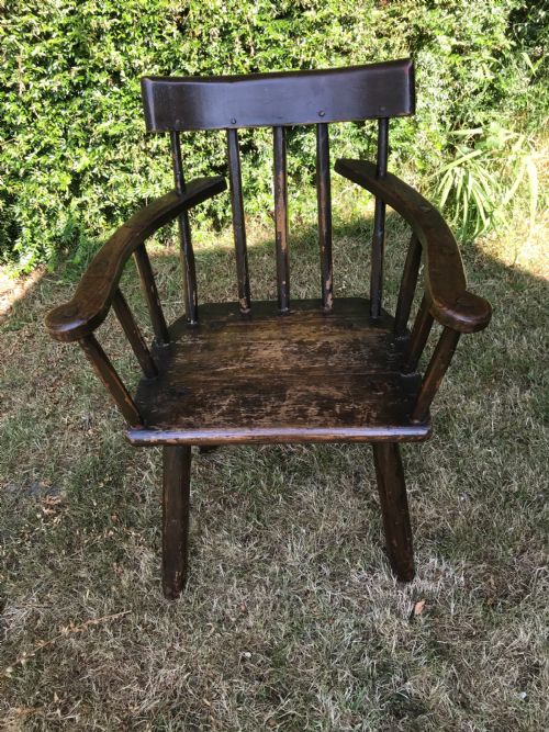 ANTIQUE PRIMITIVE CHAIR - ADDITIONAL PHOTO 2
