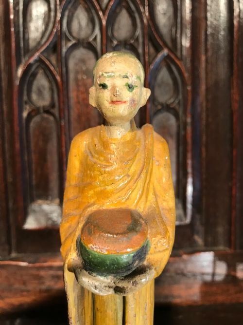 ANTIQUE CARVED WOOD FIGURES - ADDITIONAL PHOTO 3
