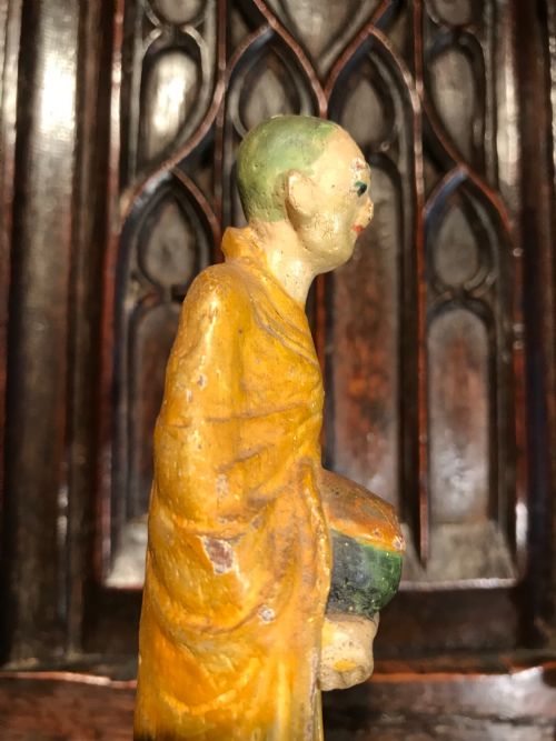 ANTIQUE CARVED WOOD FIGURES - ADDITIONAL PHOTO 9