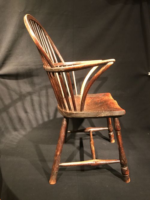 ANTIQUE COUNTRY WINDSOR CHAIR - ADDITIONAL PHOTO 2