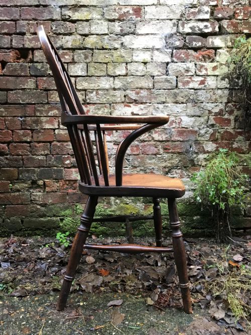 ANTIQUE WINDSOR CHAIR - ADDITIONAL PHOTO 5