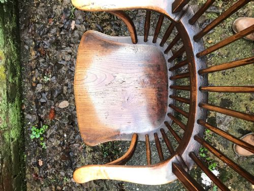 ANTIQUE WINDSOR CHAIR - ADDITIONAL PHOTO 7