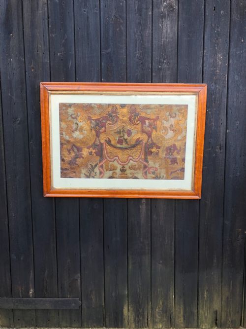 18TH CENTURY LEATHER PANEL - ADDITIONAL PHOTO 6