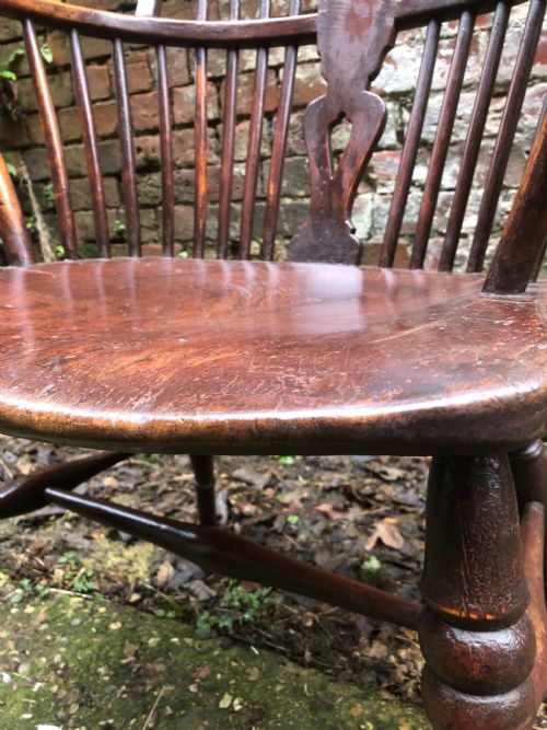 ANTIQUE WINDSOR CHAIR - ADDITIONAL PHOTO 5