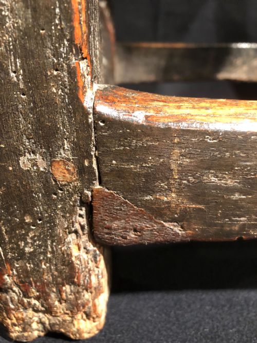 EARLY OAK JOINT STOOL - ADDITIONAL PHOTO 7