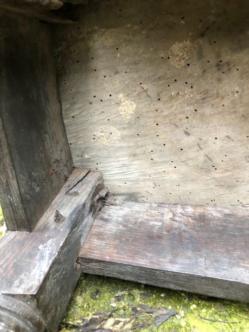 EARLY OAK JOINT STOOL - ADDITIONAL PHOTO 7