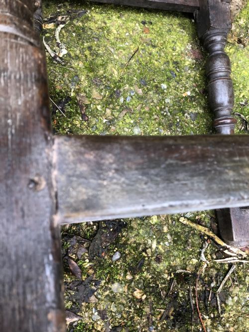 EARLY OAK JOINT STOOL - ADDITIONAL PHOTO 8