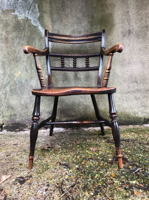 country arm chair - CATEGORY: ANTIQUE CHAIRS - DATED 19TH CENTURY