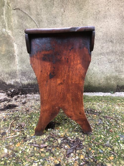 ANTIQUE BOARDED STOOL - ADDITIONAL PHOTO 2
