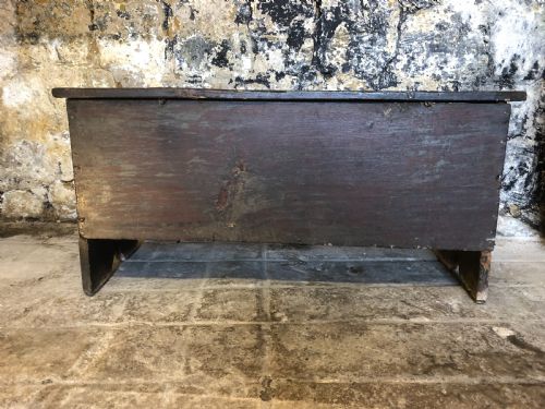 EARLY OAK COFFER - ADDITIONAL PHOTO 9
