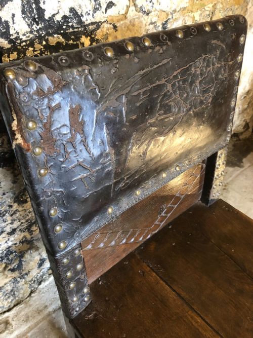 EARLY OAK CHAIR - ADDITIONAL PHOTO 7
