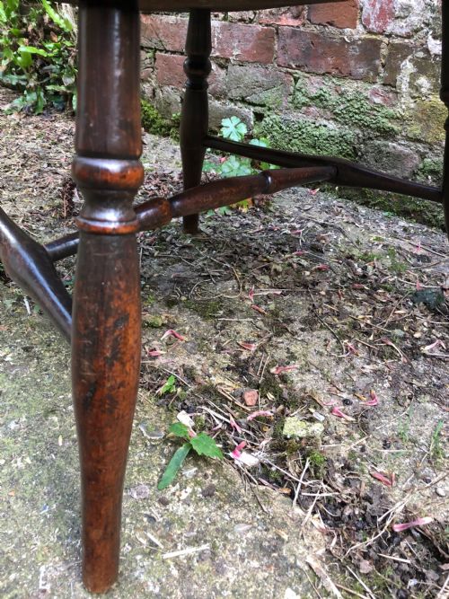ANTIQUE WINDSOR CHAIR - ADDITIONAL PHOTO 5